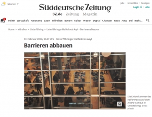 Berichterstattung in der Süddeutschen Zeitung